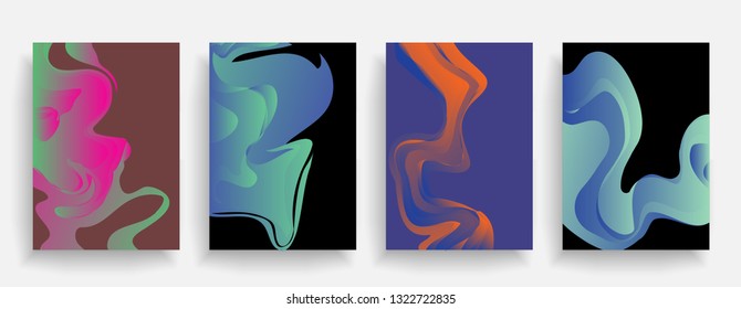 Liquid color background design