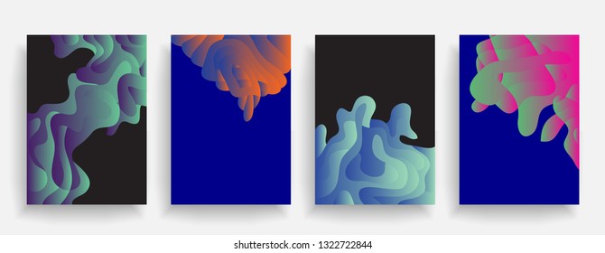 Liquid color background design