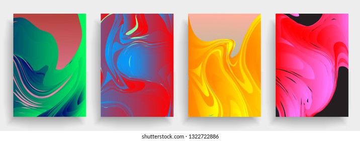 Liquid color background design