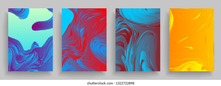 Liquid color background design