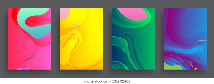 Liquid color background design