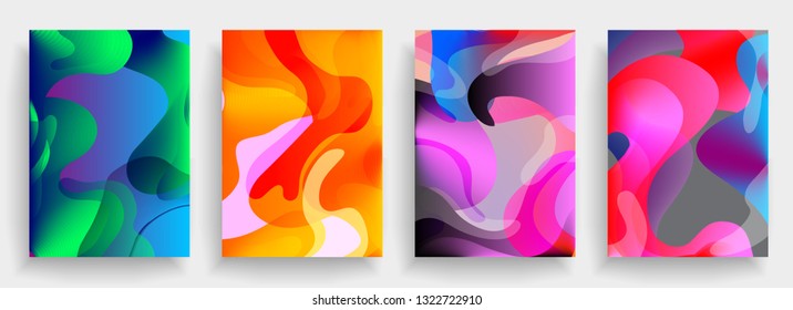 Liquid color background design