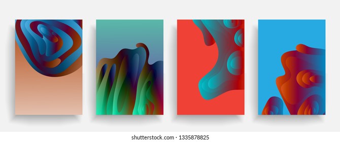 Liquid color background design