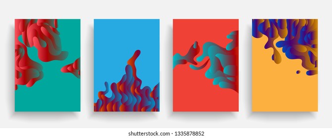 Liquid color background design
