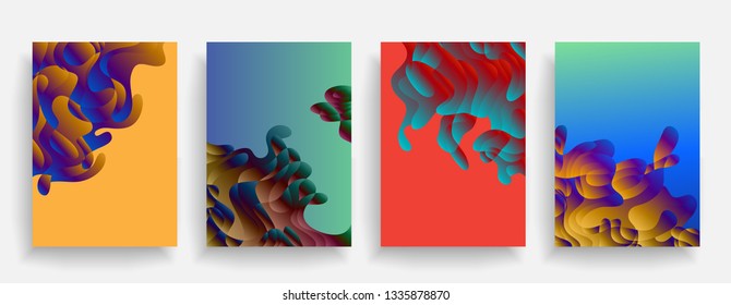 Liquid color background design