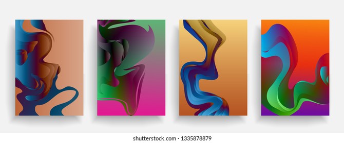 Liquid color background design