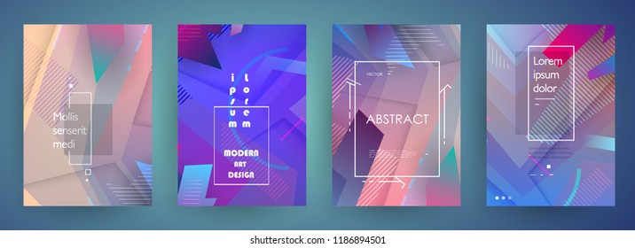 Liquid color background design. A4 format. Futuristic design posters