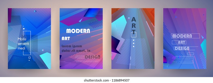Liquid color background design. A4 format. Futuristic design posters