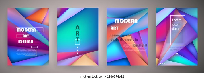 Liquid color background design. A4 format. Futuristic design posters