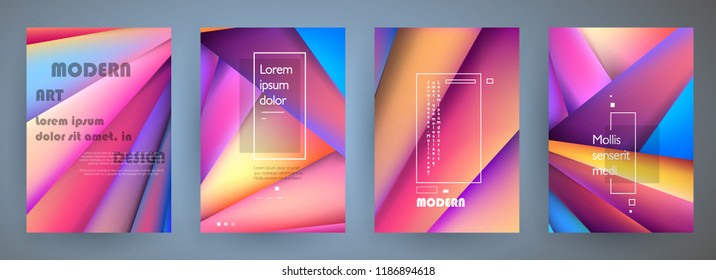 Liquid color background design. A4 format. Futuristic design posters