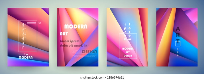 Liquid color background design. A4 format. Futuristic design posters