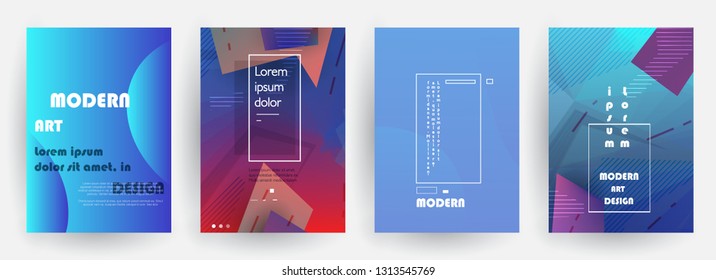 Liquid color background design. A4 format. Futuristic design posters