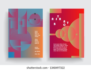 Liquid color background design. A4 format. Futuristic design posters