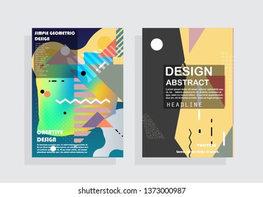 Liquid color background design. A4 format. Futuristic design posters