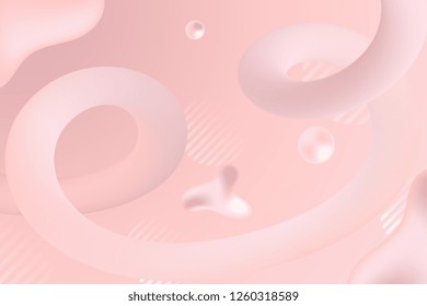 Liquid color background design. Abstract background with flow and linear shapes. Fluid shapes composition. Trendy abstract background. Template for your design. Eps10. Vector illustration