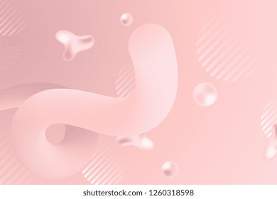 Liquid color background design. Abstract background with flow and linear shapes. Fluid shapes composition. Trendy abstract background. Template for your design. Eps10. Vector illustration