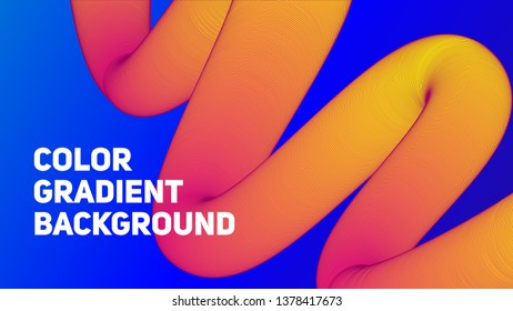Liquid color background design. Abstract gradient shapes composition. Futuristic posters for cover, brochure. Colorful wave and modern graphic.