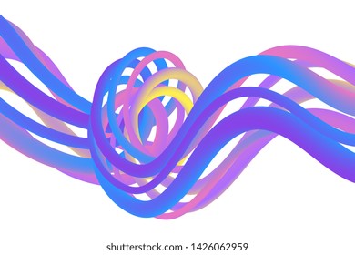 Liquid color background design. Abstract background with flow and linear shapes. Fluid shapes composition. Trendy abstract background. Template for your design. Eps10. Vector illustration