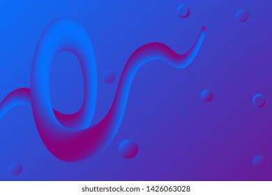 Liquid color background design. Abstract background with flow and linear shapes. Fluid shapes composition. Trendy abstract background. Template for your design. Eps10. Vector illustration