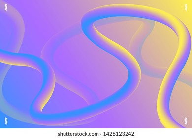 Liquid color background design. Abstract background with wavy shapes. Trendy abstract background. Template for your design. Eps10. Vector illustration