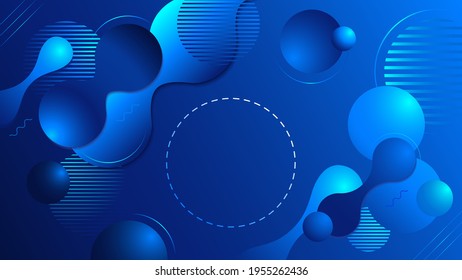 Diseño de fondo de color líquido para pancarta o afiche. Composición de formas de gradiente fluido. Carteles de diseño futurista. Vector Eps10.