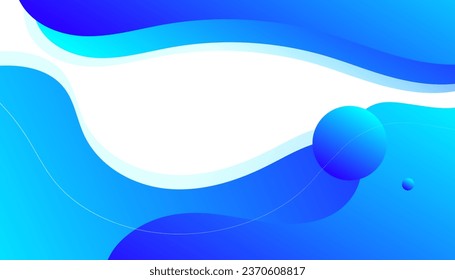 Liquid color background design. Blue elements with fluid gradient. Creative minimal geometric shape with gradient. Applicable for gift card, Poster on wall poster template, landing page