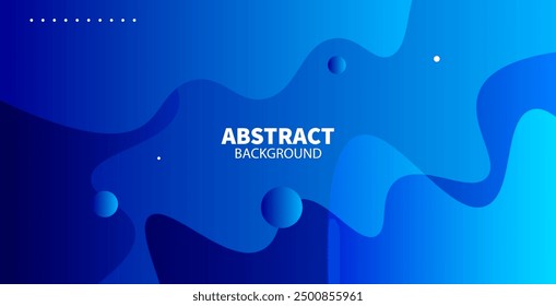 Liquid color background design, blue elements with fluid gradient, dynamic shapes composition, eps10 vector