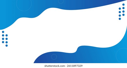 Liquid color background design. Blue elements with fluid gradient. Dynamic shapes composition. Eps10 vector