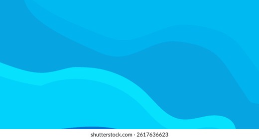 Liquid color background design. Blue elements with fluid gradient. Dynamic shapes composition. eps 10