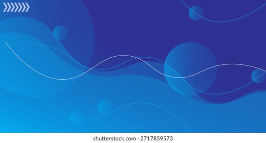 Projeto de fundo de cor líquida. Elementos azuis com gradiente de fluido. Composição de formas dinâmicas. Vetor Eps10