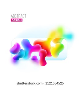 Liquid color background design. Fluid gradient shapes composition. Futuristic design posters. Eps10 vector.
