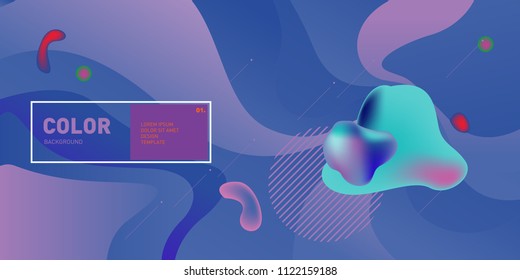 	
Diseño de fondo de color líquido. Composición de formas de degradado de fluido. Carteles de diseño futurista. Vector Eps10.