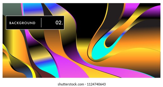 	
Liquid color background design. Fluid gradient shapes composition. Futuristic design posters. Eps10 vector.