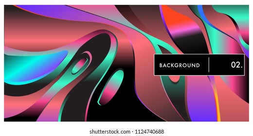 	
Liquid color background design. Fluid gradient shapes composition. Futuristic design posters. Eps10 vector.