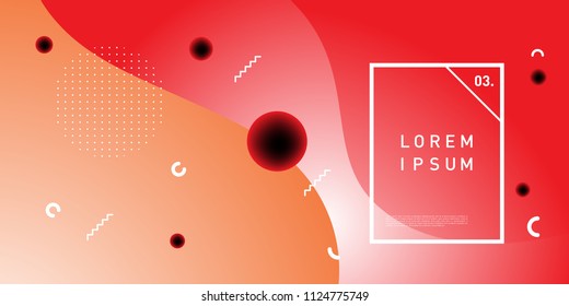 Liquid color background design. Fluid gradient shapes composition. Futuristic design posters. Eps10 vector.