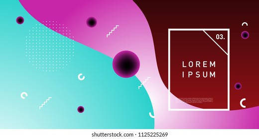Liquid color background design. Fluid gradient shapes composition. Futuristic design posters. Eps10 vector.
