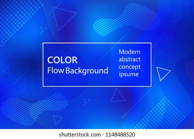 Liquid color background design. Fluid gradient shapes composition. Futuristic design posters. Eps10 vector.