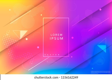 Liquid color background design. Fluid gradient shapes composition. Futuristic design posters. Eps10 vector.