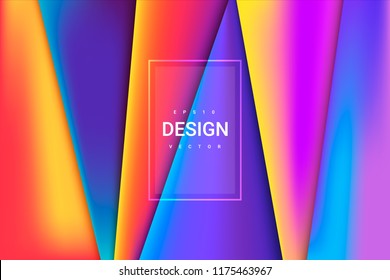 Liquid color background design. Fluid gradient shapes composition. Futuristic design posters. Eps10 vector.