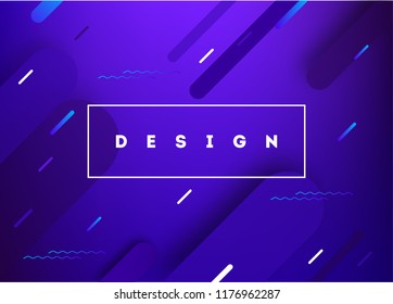 Diseño de fondo de color líquido. El gradiente fluido forma una ilustración futurista del afiche. Vector Eps10.