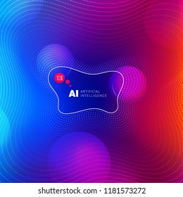 Liquid color background design. Fluid gradient shapes composition. Futuristic design posters. Eps10 vector