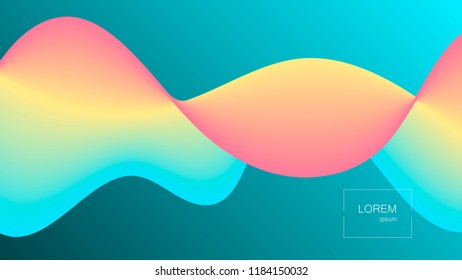 Liquid color background design. Fluid gradient shapes composition. Futuristic design posters. Eps10 vector.