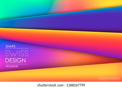 Liquid color background design. Fluid gradient shapes composition. Futuristic design posters. Eps10 vector.