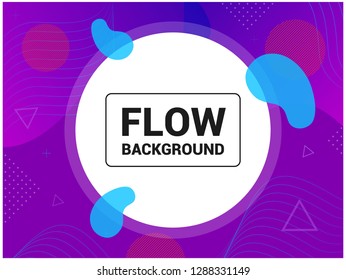 Liquid color background design. Fluid gradient shapes composition. Futuristic design posters. Eps10 vector.
