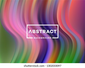 Liquid color background design. Fluid gradient shapes composition. Futuristic design posters. Eps10 vector.