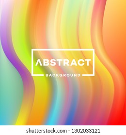 Liquid color background design. Fluid gradient shapes composition. Futuristic design posters. Eps10 vector.