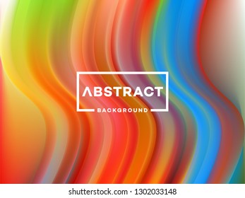 Liquid color background design. Fluid gradient shapes composition. Futuristic design posters. Eps10 vector.