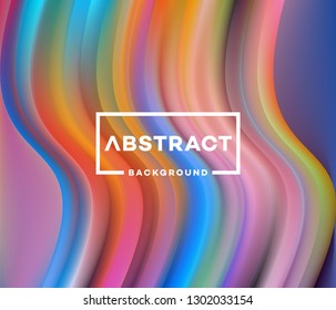 Liquid color background design. Fluid gradient shapes composition. Futuristic design posters. Eps10 vector.