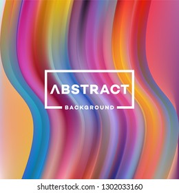 Liquid color background design. Fluid gradient shapes composition. Futuristic design posters. Eps10 vector.