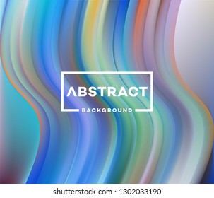 Liquid color background design. Fluid gradient shapes composition. Futuristic design posters. Eps10 vector.